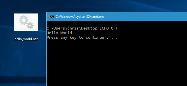 Batch file: ECHO Command - How to