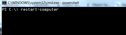 How to Reboot Windows from PowerShell