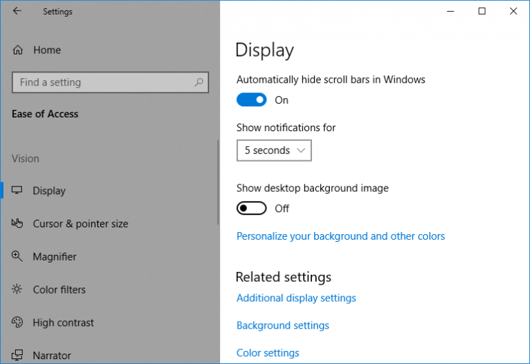 How to Disable Desktop Background Image in Windows 10