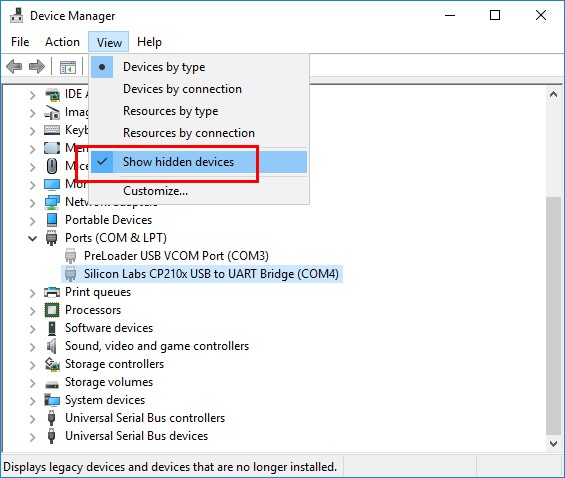 How to View Hidden Devices in Windows 8.1 and 10