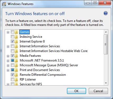 How to Turn On or Off Windows Features by Run Command