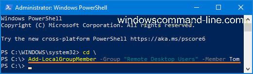 Command Prompt PowerShell