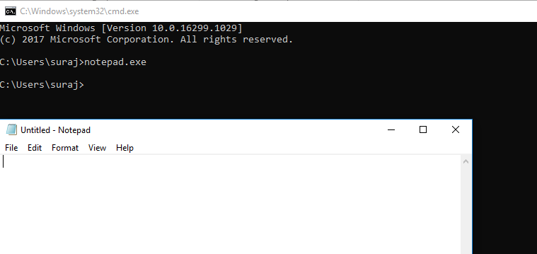 How to Open Notepad in Windows 10 Command Prompt