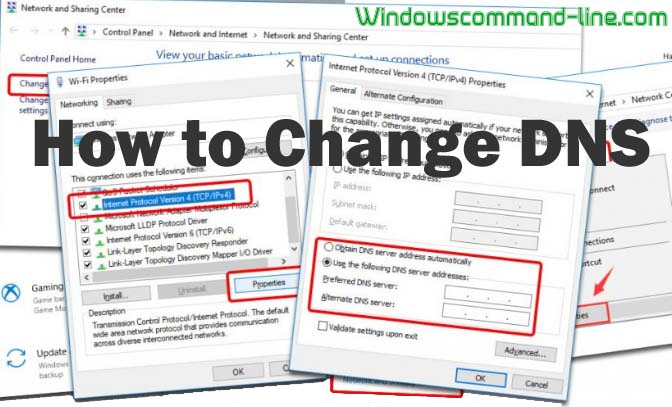 How to Change DNS Server Windows 10