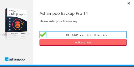 Ashampoo Backup Pro 14 License Key Free Full Version