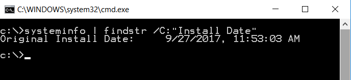How to Get Windows Install Date & Time