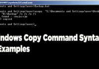 Windows Copy Command Syntax & Examples [CMD]