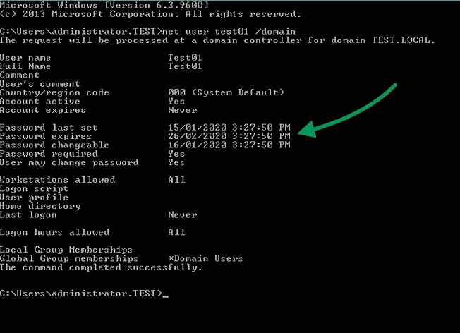 Manage User Accounts Command Line: Net user command