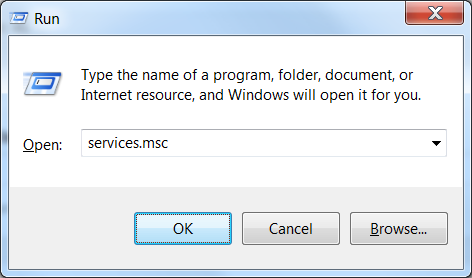 Run Services Command Windows [Management Console]