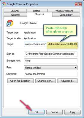 Cache Memory Chrome