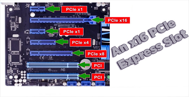 An x16 PCIe Express Slot